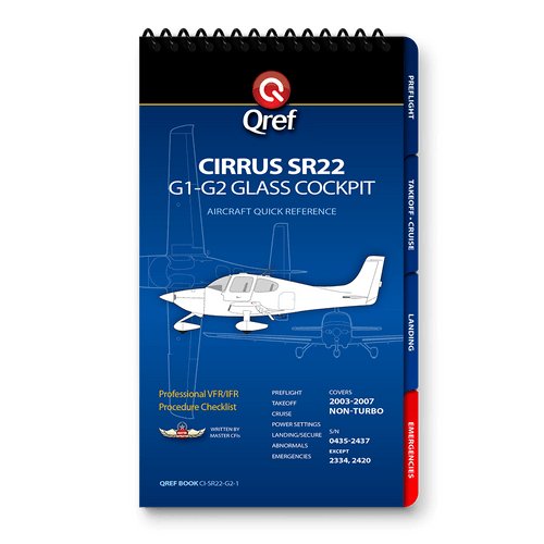QRef - Cirrus SR22 G1-G2 - Checklist Book