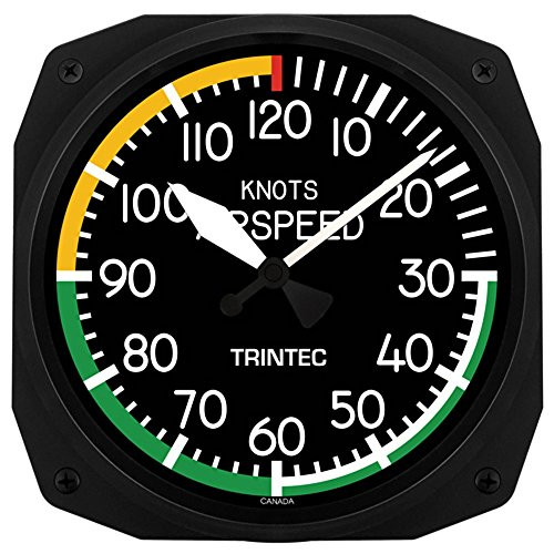 Trintec 10 Airspeed Indicator Wall Clock