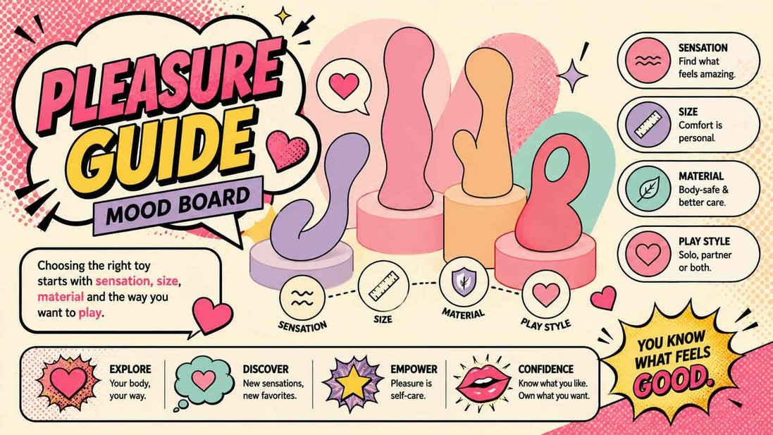 How to Choose a Dildo: Size, Shape, Material and Sensation Guide