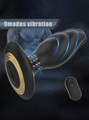9-mode vibrating anal plug with remote control and spiral texture