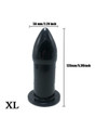 Black Silicone Anal Dilator Set
