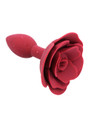 Romantic red rose anal plug aesthetic product photo