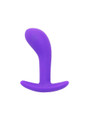 Large purple curved silicone anchor butt plug with wider curved shaft and anchor-style base