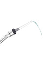 SwitchStream silicone shower douche and enema nozzle attached to standard shower hose with water flow