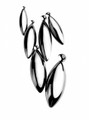 Six polished 304 stainless steel urethral plug sizes arranged from smallest to largest.