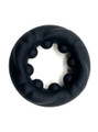 Inner Bead Ring Black silicone cock ring