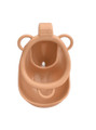 tan resin vagina chastity cage internal opening detail
