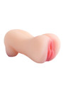 Rear view of soft TPE mini body pocket pussy with breasts and curves