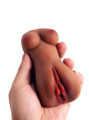 Destiny Black realistic pocket pussy held in hand
