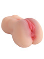 Cherry light skin realistic TPE pussy and ass pocket pussy on white background