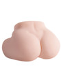Rear view of Monroe lower-body masturbator showing her defined waist and rounded buttocks