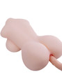 Sabrina XXL torso masturbator rear angle with anal entrance shown in use