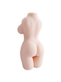 Faye sex doll rear view showing rounded ass and thighs