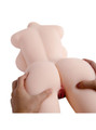 Paige sex doll with buttocks spread to reveal the anal entrance