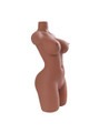Mercedes brown skin torso sex doll angled front view