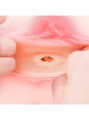 Close-up of Savannah torso sex doll’s second textured internal hole