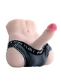 Light skin tone male sex doll wearing black underwear with 17 cm (6.7 in) cock