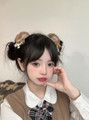 "Kitty Bells" Plush Cat Ear Hair Clips
