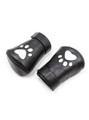 Vegan Leather Pup Mitts with Paw Print Design