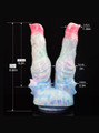 Animal Dragon Double Dildo With Suction Cup