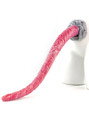 Liquid silicone unicorn-themed dildo with suction cup base for hands-free play