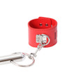 The Lollipop Steel Spreader Bar with Handcuffs & Collar - Red