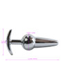 The Lollipop Metal Sphere Anchor Butt Plug