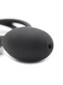 Inflatable Black Dildo Butt Plug
