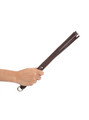The Lollipop Brown Vegan Leather Tawse Flogger