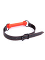 Red Silicone Bit Gag with Black Vegan Leather Strap
