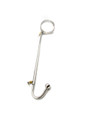 Adjustable Stainless Steel Forced Posture Bar with Anal Hook and padlocks.
