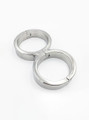Full view of the Stainless Steel Restrictive Figure-8 Shackles, showcasing the figure-8 design.