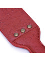 Red Leather Double-Layer Paddle