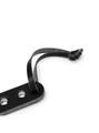 Durable PU leather flogger with zigzag edges and ergonomic grip handle.