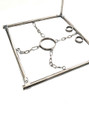 Stainless Steel Kneeling Bondage Stockade Frame with Hand & Leg Shackles