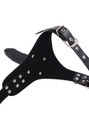 Unisex pegging harness with silicone dildo