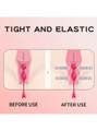 Before and after vaginal tightening diagram with kegel ball