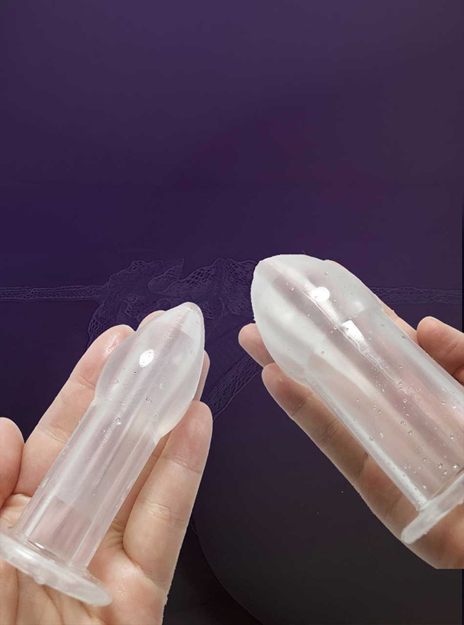 anal dilator soft silicone tapered tip training toy