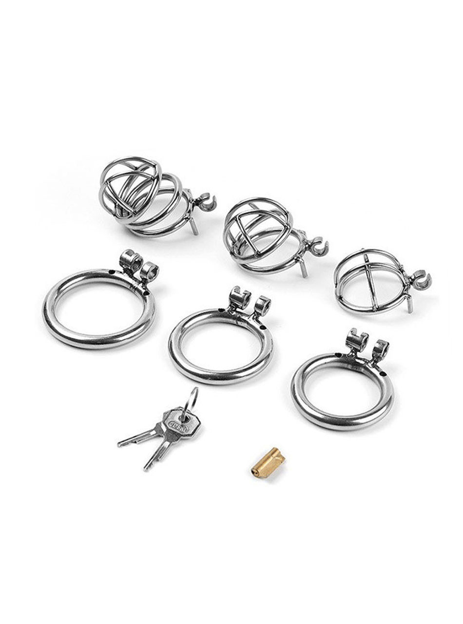 Stealth Sentinel Stainless Steel Chastity Device with Intrinsic Lock - Extra Layer