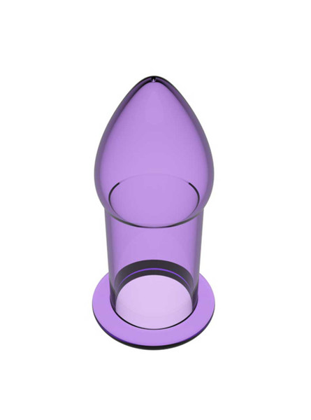 anal dilator purple silicone smooth surface training toy