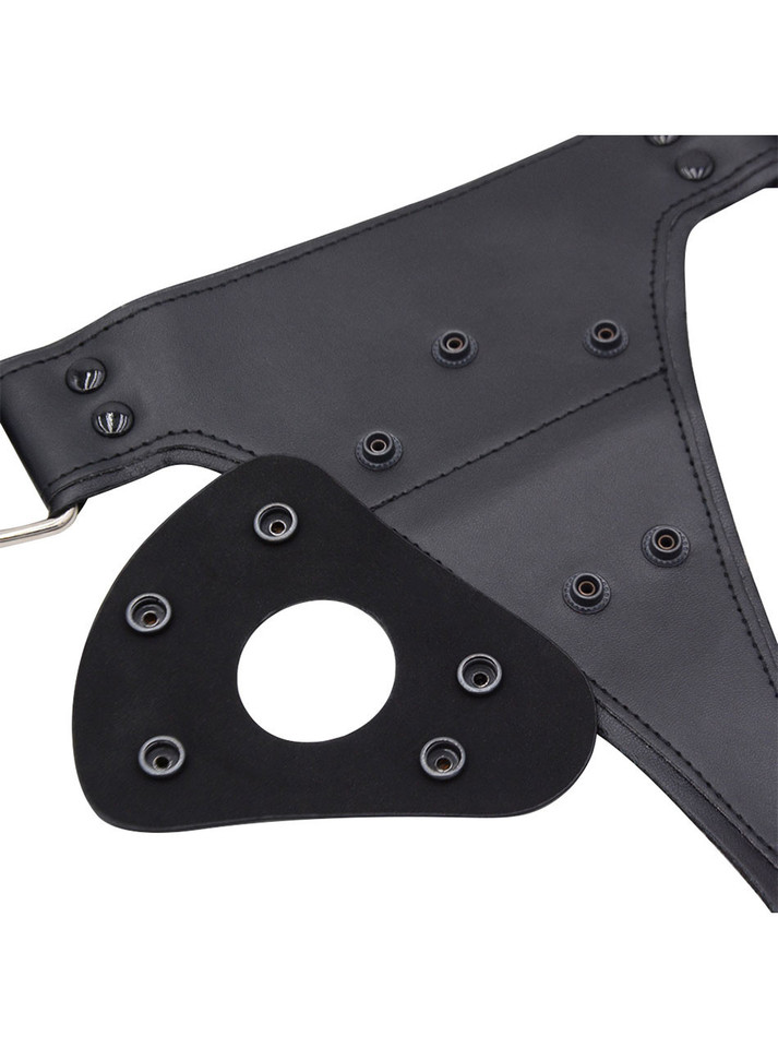 Open snap button system with removable O-ring plate for toy attachment flexibility