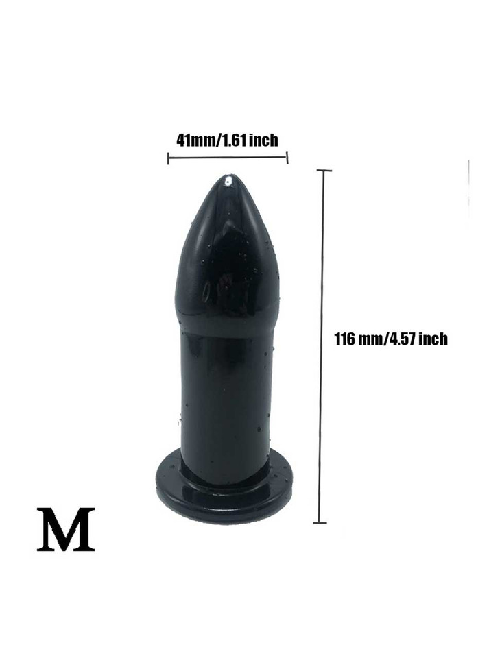 Black Silicone Anal Dilator Set