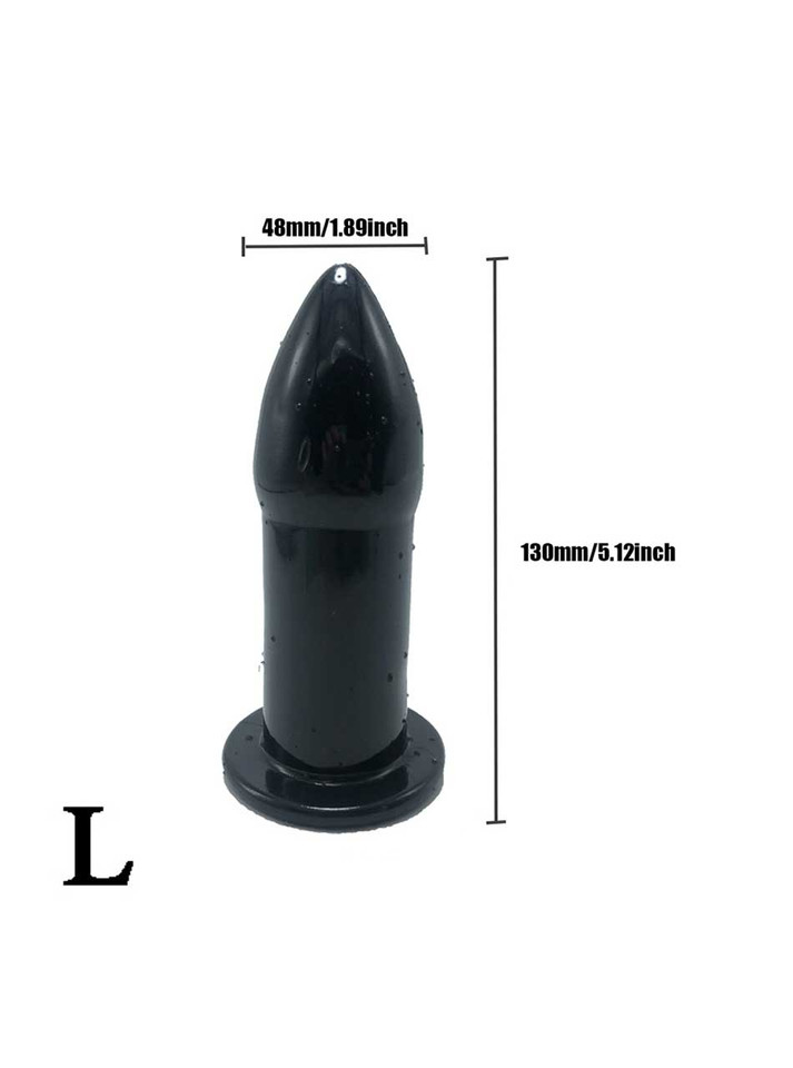 Black Silicone Anal Dilator Set