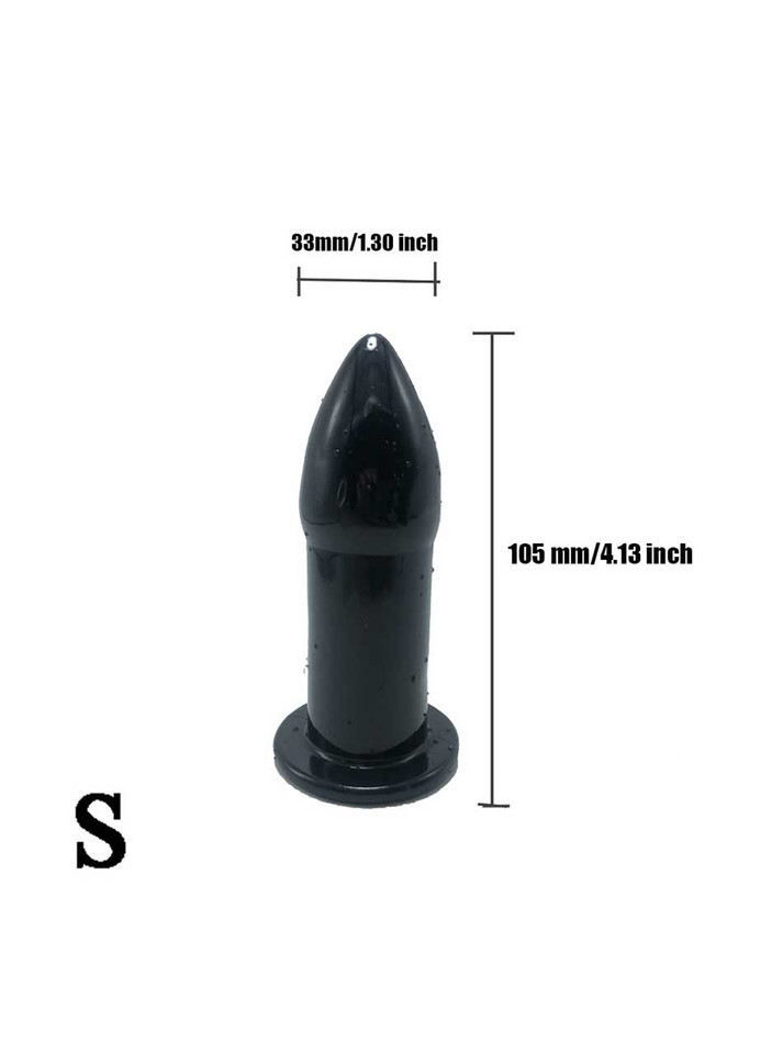 Black Silicone Anal Dilator Set