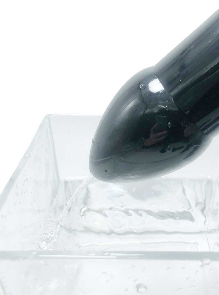 hollow anal dilator internal rinsing silicone cleaning use