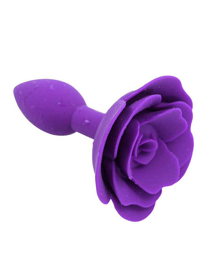 Purple Rose Anal Plug
