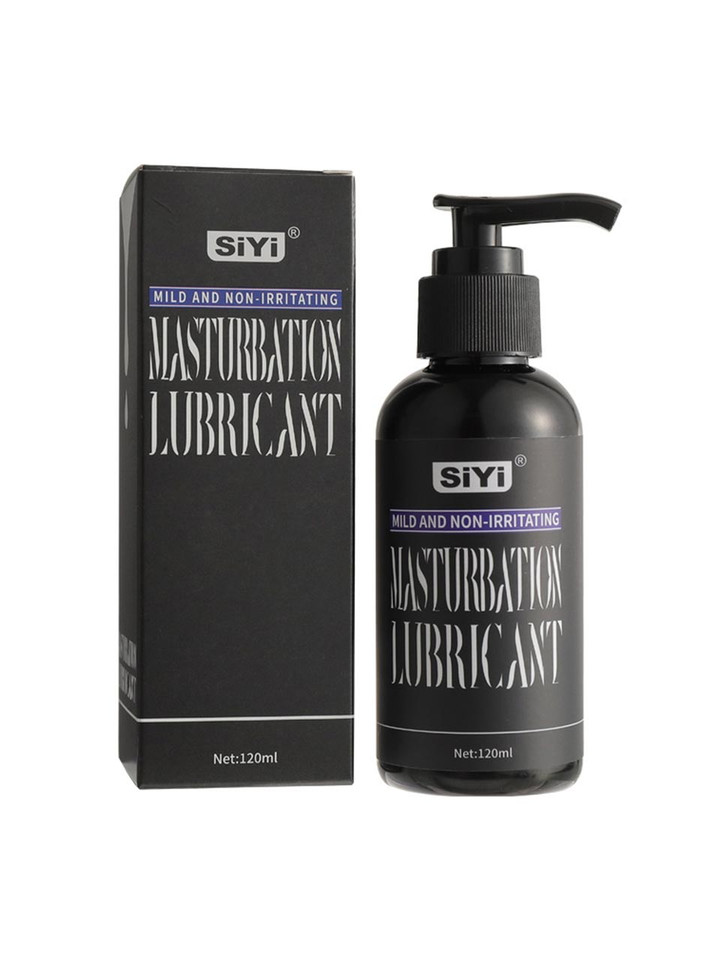 Silicone-based masturbation lubricant 120 mL (4.1 fl oz) pump bottle with box