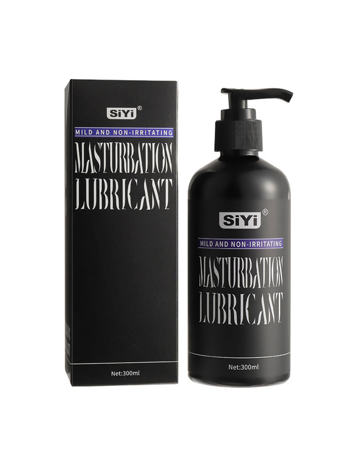 Silicone-based masturbation lubricant 300 mL (10.1 fl oz) pump bottle with box