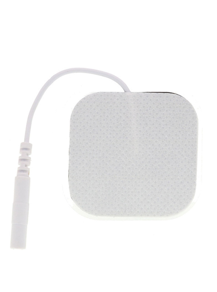 Front view of reusable E-Stim conductive adhesive pad for external electro play