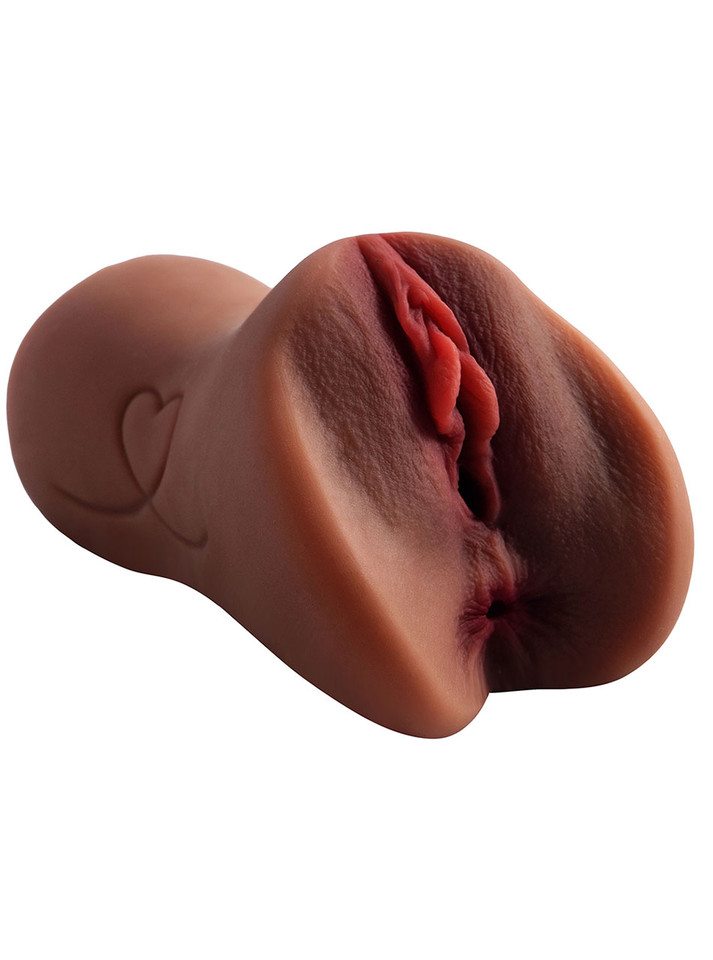 Sasha Black TPE pussy and ass pocket pussy with heart detail